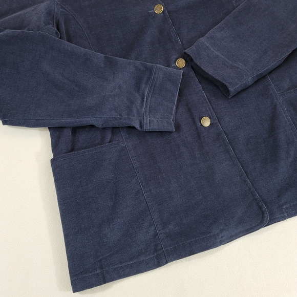 Susan Graver Corduroy Button Front Blazer Jacket Sz L - Picture 2 of 16